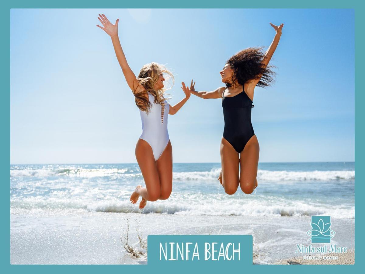 Ninfa Sul Mare Apartments 50 M E T R I Dal Mare Parcheggio Gratuito Custodito 梵蒂冈角 外观 照片